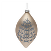 Ornament (Set of 6) 4"H, 4"H, 6.25"H Glass