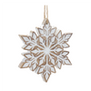 Snowflake Ornament (Set of 3) 4.75”H Resin