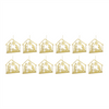 Holy Family Ornament (Set of 12) 4.25”H Metal