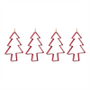 Tree Cookie Cutter Ornament (Set of 4) 12”H Metal