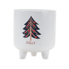 Footed Pine Tree Planter (Set of 3)