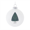 Ornament (Set of 6) 3”D Glass