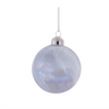 Ball Ornament (Set of 6) 3"D, 4"D Glass