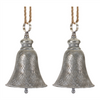Bell Ornament (Set of 2) 12.75”H Metal