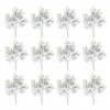 Snowy Cedar Branch (Set of 12) 21”H Plastic