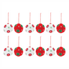 Ball Ornament (Set of 12) 3”D Polyester