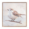 Bird Block (Set of 2) 10”SQ Wood/Canvas