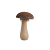 Glittered Mushroom Decor (Set of 2)