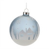 Ball Ornament (Set of 6) 4”D Glass