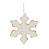Star and Snowflake Ornament (Set of 6) 4”H Ceramic