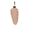 Pine Cone Ornament (Set of 6) 5.5"H, 7"H Glass