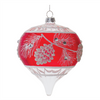 Ornament (Set of 6) 4"D, 5"H Glass