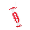 Candy Ornament (Set of 12) 3.5"H, 4"H Glass