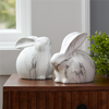 Rabbit (Set of 2) 5"H, 5.75"H Terra Cotta