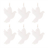 Dove Ornament (Set of 6) 6.5”H Iron