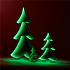Tree Ekkolight 23.5”H Acrylic UL Plug