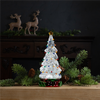 LED Tree 11.5”H Plastic 3 AA Batteries Not Included/USB Cord Included 6 Hr Timer