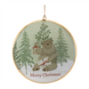 Forest Animal Disc Ornament (Set of 6) 6”H Iron