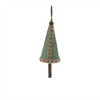 Tree Ornament (Set of 4) 6.5"H, 9"H Plastic/Bamboo/Wood