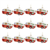 Camper Ornament (Set of 12) 3”H Glass