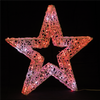 LED Star 22.5”H Iron Wire UL Plug