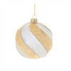 Ball Ornament (Set of 6) 4"D, 5"D Glass