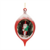 Ornament (Set of 6) 5"H, 7"H Glass