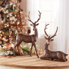 Winter Deer Figurine (Set of 2)