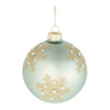 Ball Ornament (Set of 6) 4"D Glass