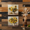 Sunflower Canvas (Set of 2) 23.5”SQ Canvas/MDF