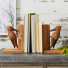 Woodpecker Bookends (Set of 2) 6.5"L x 8.75"H Wood