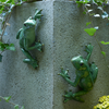 Hanging Frog (Set of 2) 7.75"L x 3.25"H Resin