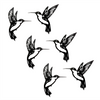 Hummingbird (Set of 6) 6”H Metal