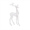 Deer Figurines (Set of 2) 10.75"H,17.75"H Acrylic