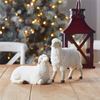 White Tabletop Sheep Figurine (Set of 4)