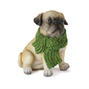 Winter Dog (Set of 12) 3.5”H Resin