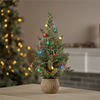 LED Light String 8'L (Set of 6) Plastic/Copper 6 Hr Timer 3 AA Batteries, Not Included