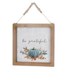 Pumpkin Frame (Set of 2) 11.75”SQ MDF/Paper