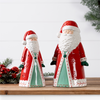 Ceramic Santa Tea Light Holder 10.25"H