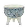 Pot w/Legs (Set of 2) 5.25"D x 5.25"H, 5.5"D x 5"H Resin