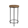 Accent Table (Set of 3) 10.5"D x 20.75"H, 12.25"D x 25.25"H, 14.25"D x 28.75"H Iron/Wood