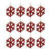 Snowflake Ornament (Set of 12) 4”H MDF