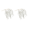 Hanging Tinsel Branch (Set of 2) 28”H Plastic