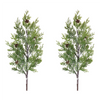 Pine Spray (Set of 2) 28”H Plastic