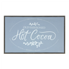 Cocoa and Cookies Frame (Set of 2) 15.5"L x 9.5"H Plastic/MDF