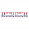 Ornament (Set of 12) 5”SQ Iron