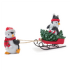 Playful Penguins with Sled Figurine (Set of 2)