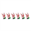 Santa Ornament (Set of 6) 6.25”H Glass