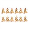 Teddy Bear Ornament (Set of 12) 3.75”H Glass