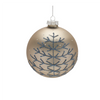 Ornament (Set of 6) 4"H, 4"H, 6.25"H Glass